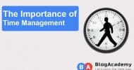 The Importance of Time Management
