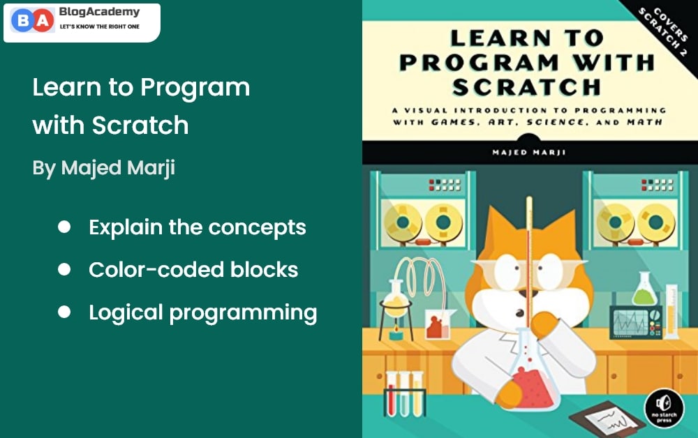learn to program with scratch by majed marji - coding book