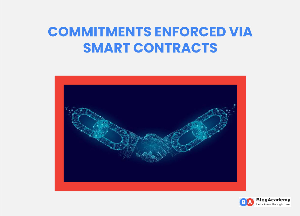 Commitments enforced via smart contracts