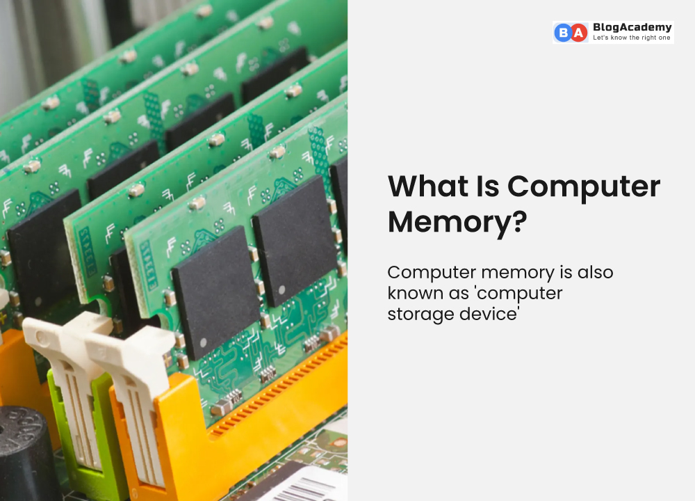 What is computer memory?