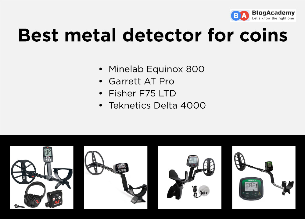 Metal detector for coins