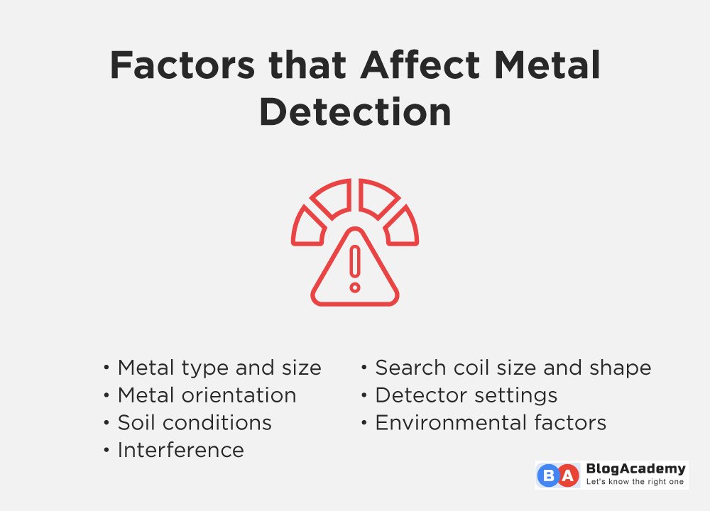What metals cannot be detected by a metal detector? 3 Factors that Affect Metal Detection