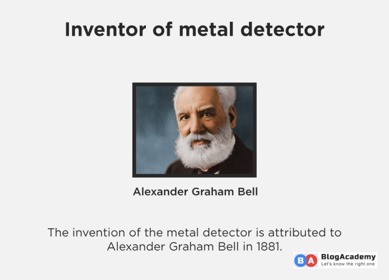 Who invented metal detector Blog Academy