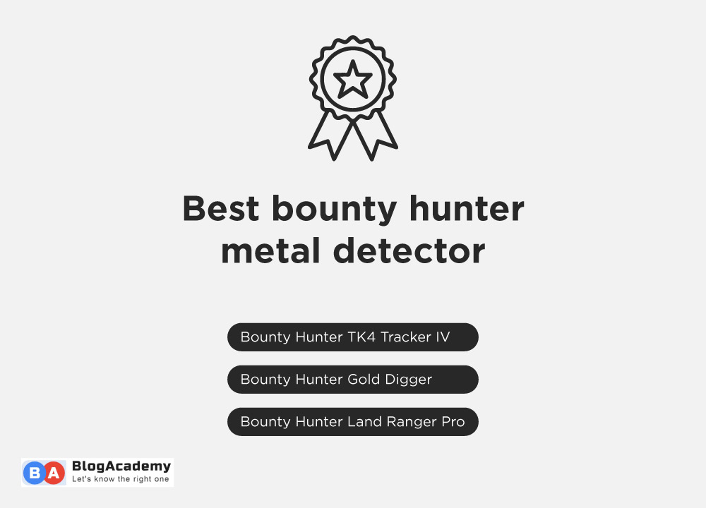 Best bounty hunter metal detector