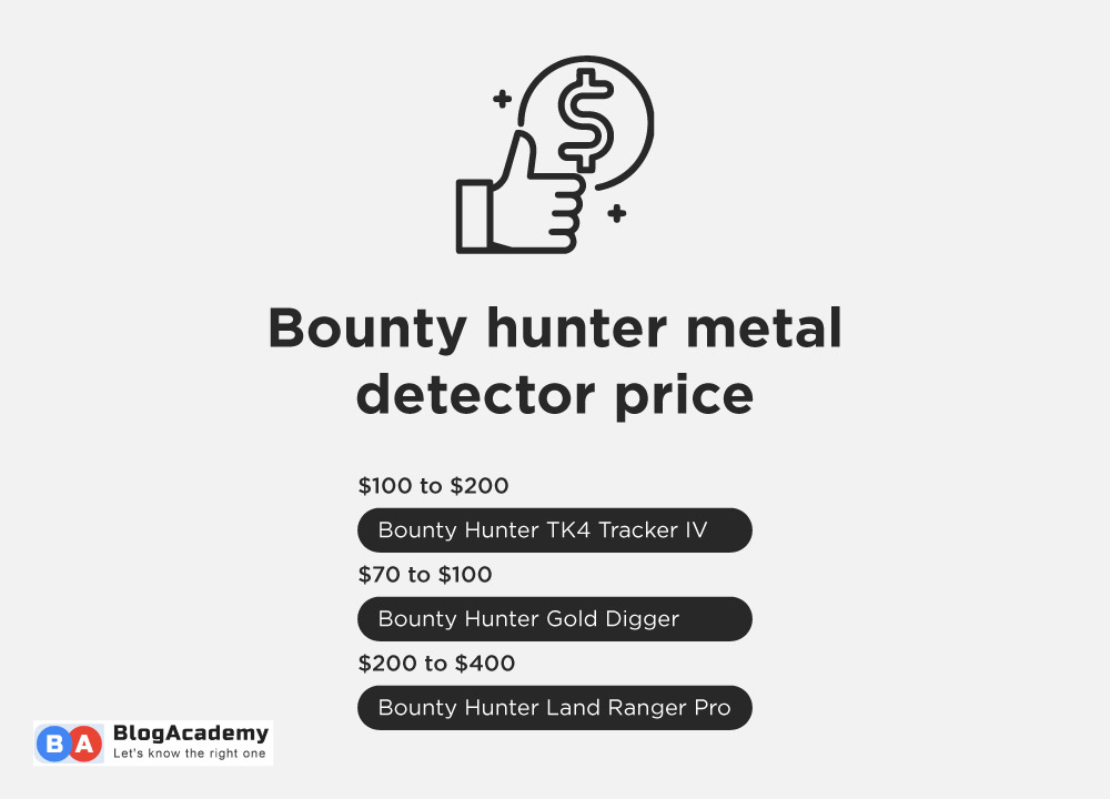 price of hunter metal detector 