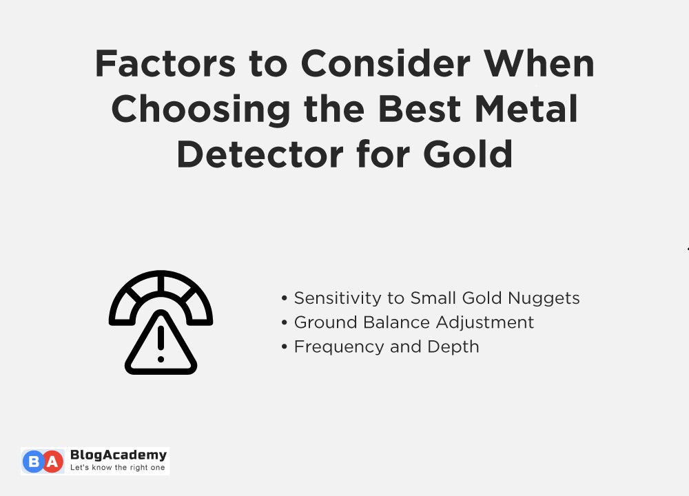 Factors of Best Metal Detector for Gold