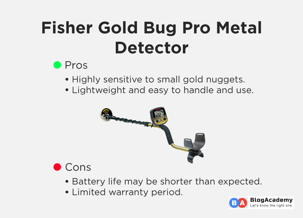 Fisher Gold Bug Pro Metal Detector