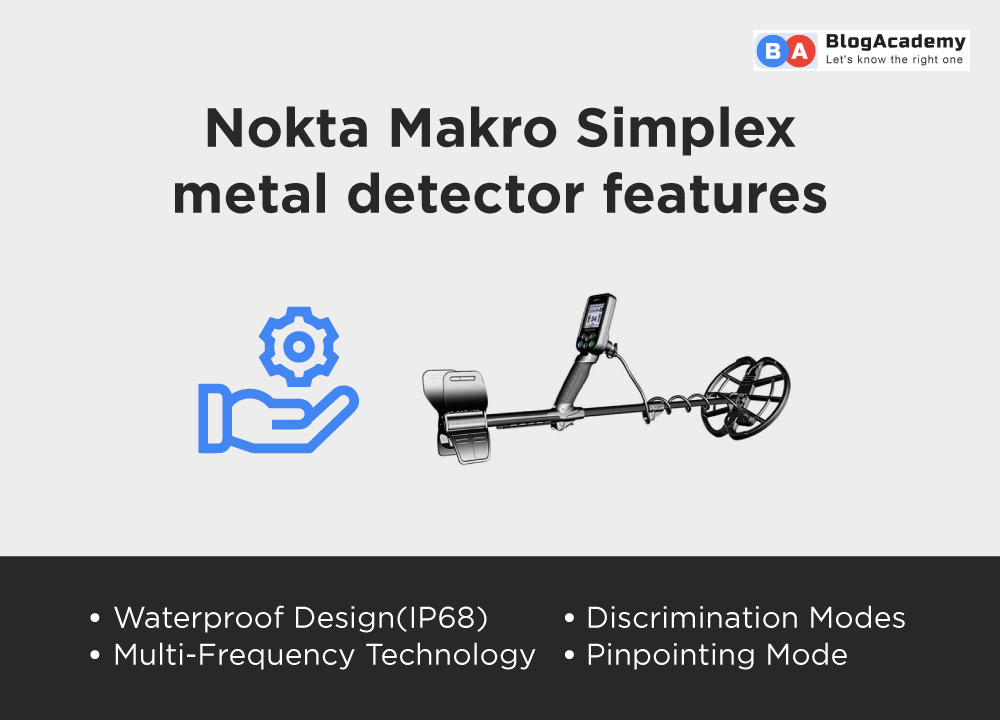 Simplex metal detector Features