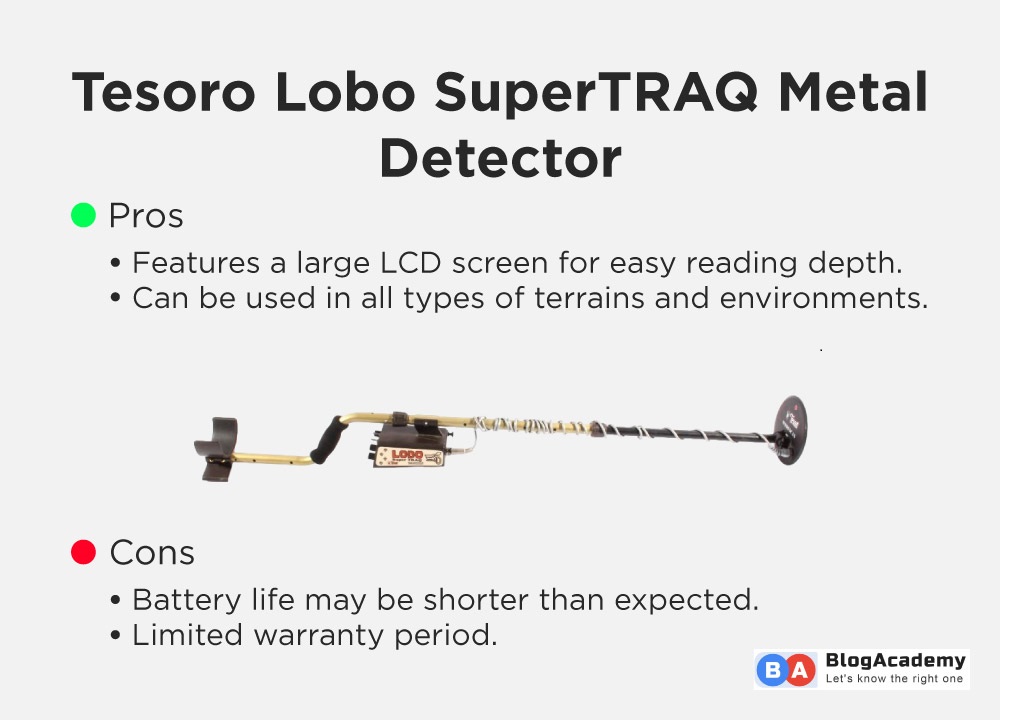 Tesoro Lobo SuperTRAQ Metal Detector