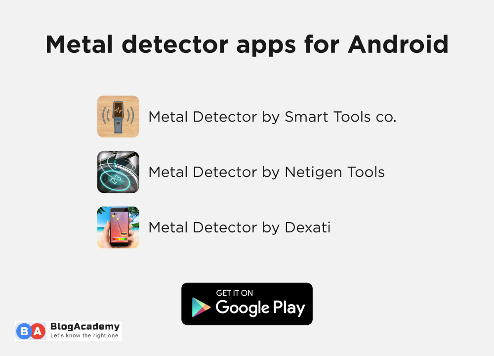 Best Android apps for metal finder
