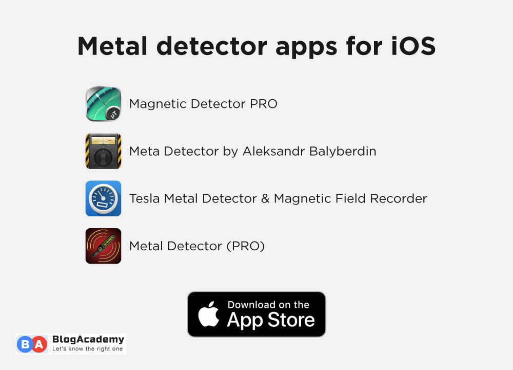 iOS Best metal detector app