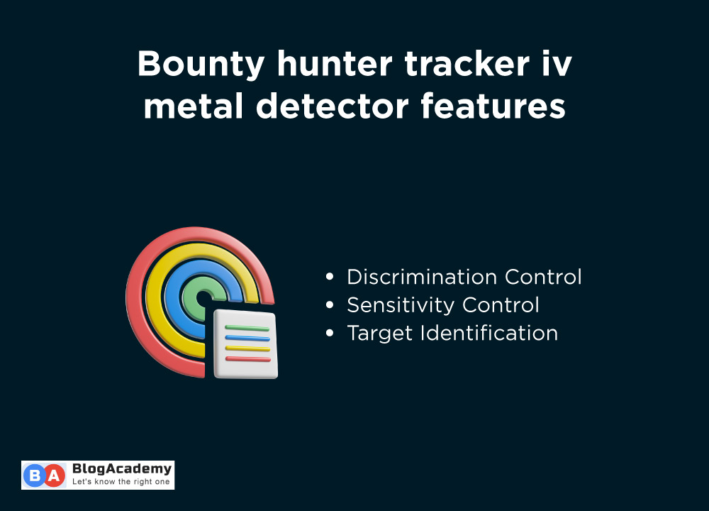 Features of Bounty hunter tracker iv metal Detector