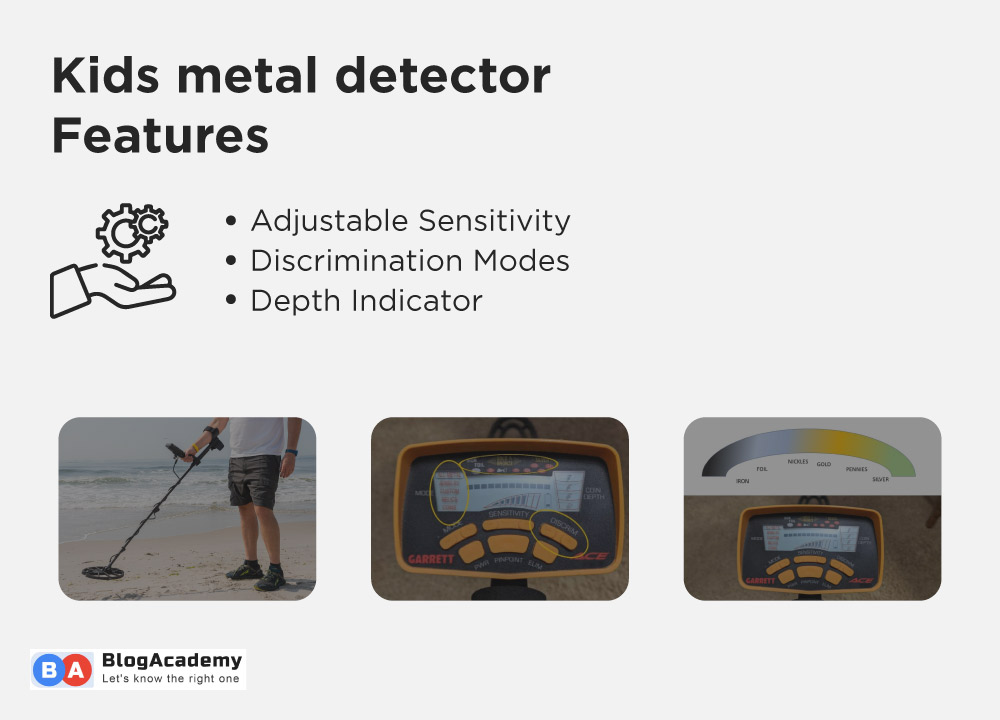 Features of national geographic Kids metal detector