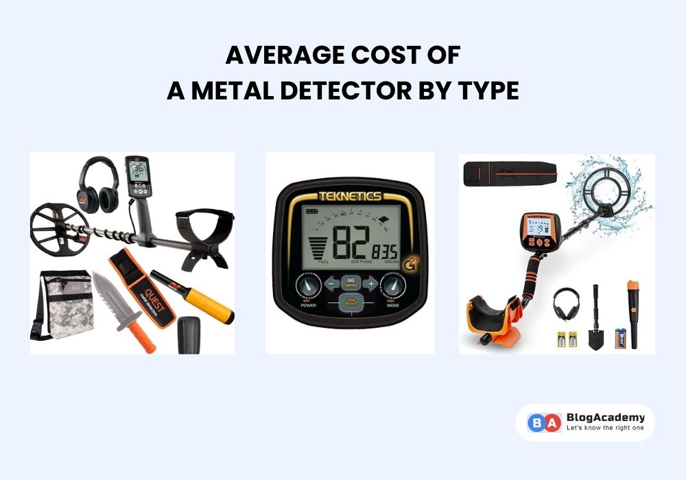 Average Cost of a Metal Detector by Type