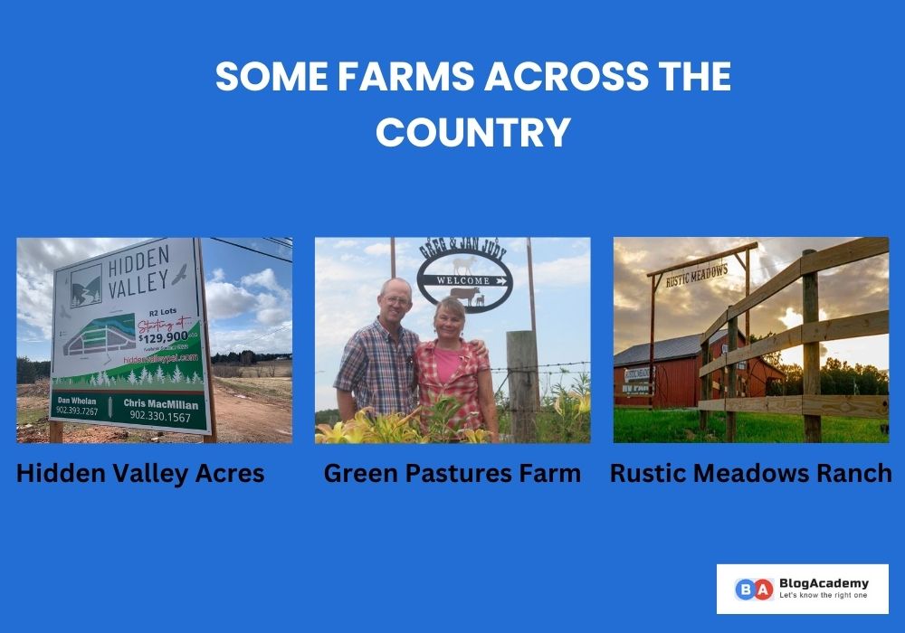 Farms across the country