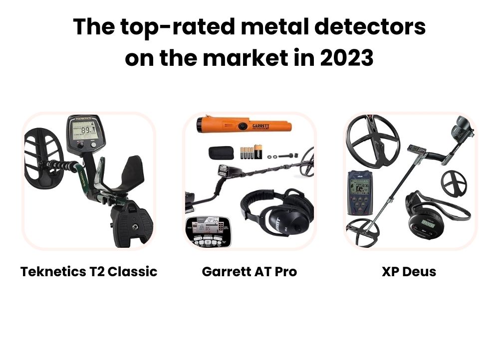 The top-rated metal detectors on the market in 2023