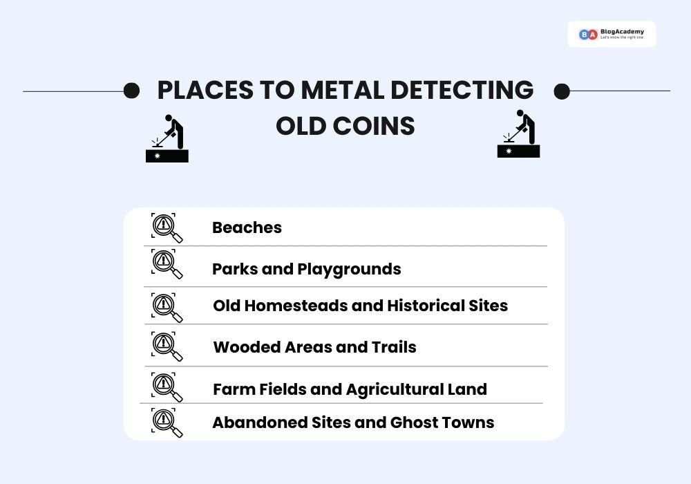 Best places to Metal detecting old coins 2 places to Metal detecting old coins